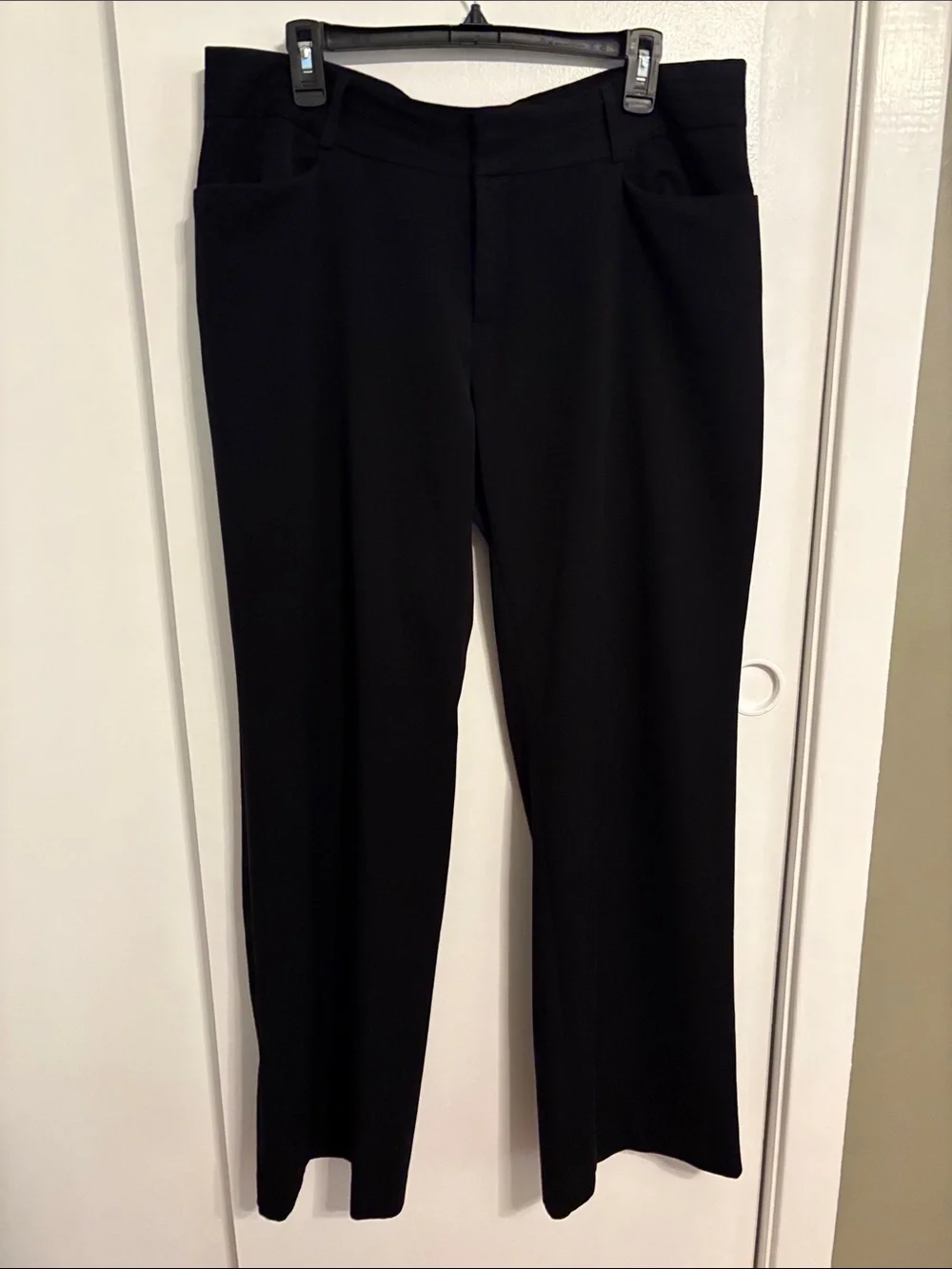 Michael Kors Black Straight-Leg Dress Trousers